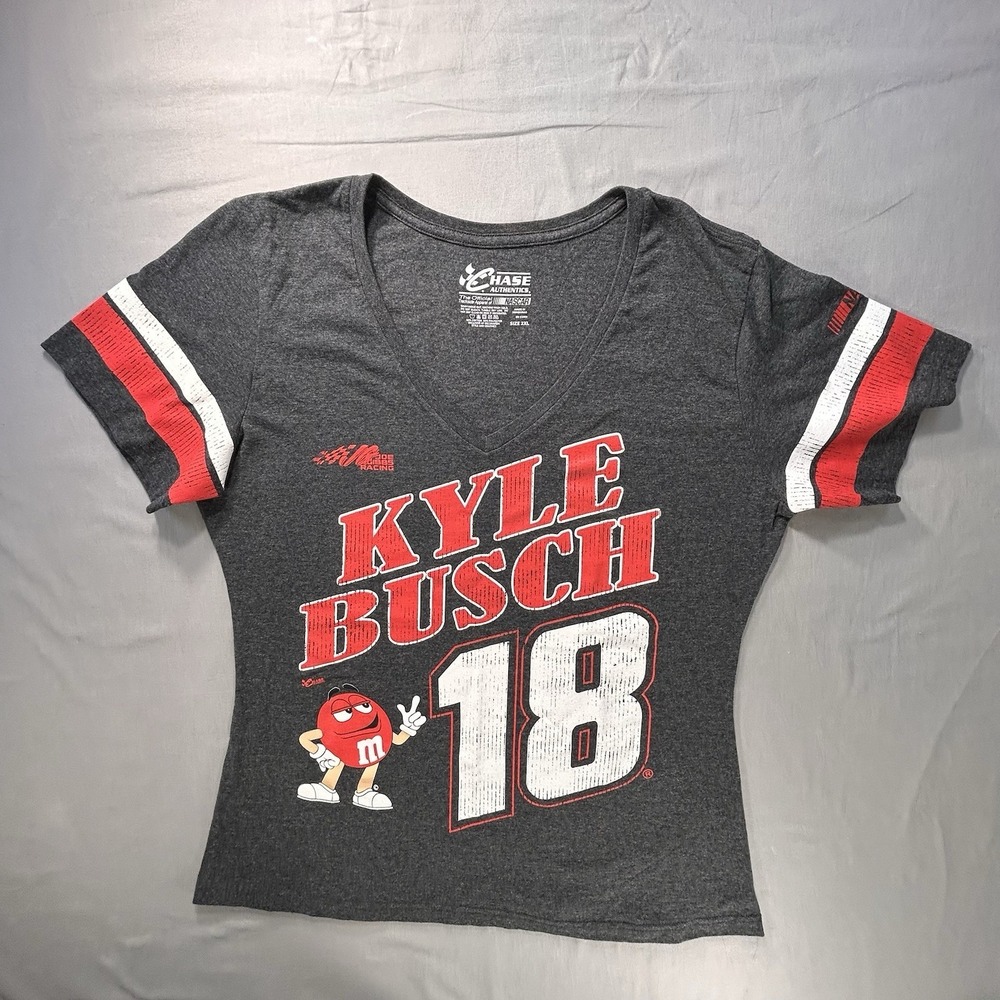 Chase‎ Authentics NASCAR Kyle Busch #18 Shirt Women's 2XL Racing M and M